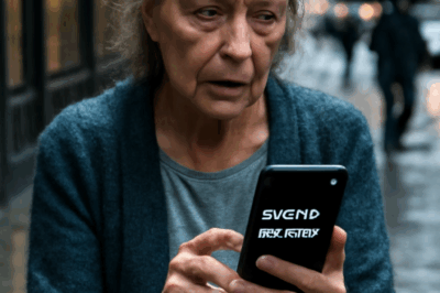 The phone screen blurs in my shaking hands. Three words glow white against black: Don’t go. Run now.