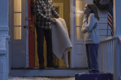 I came home unannounced on Christmas Eve. Found my daughter shivering outside in the 1.7°C heat