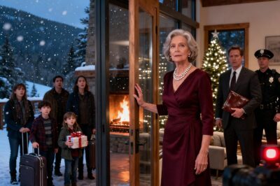 They Forgot Me For Five Christmases—So I Bought A $1.2M Mountain House. A Week Later They Showed Up With Luggage, A Spare Key… And Found A Cop, A Lawyer, And Every Camera Rolling